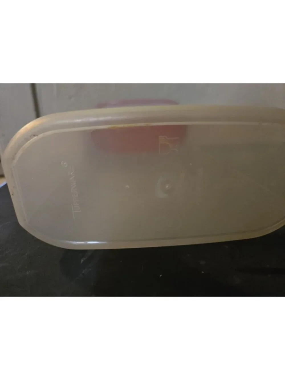 Tupperware Modular Mate 9 3/4 Cups - 2.3 Liters Container With Red Lid 1614 1616